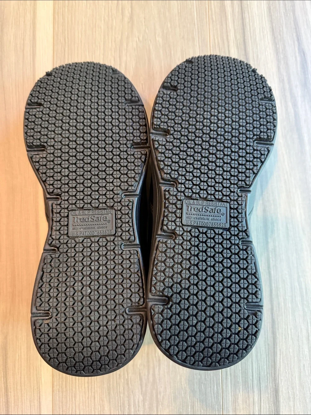 Treadsafe Men's Black Slip-On Shoes Size 11W